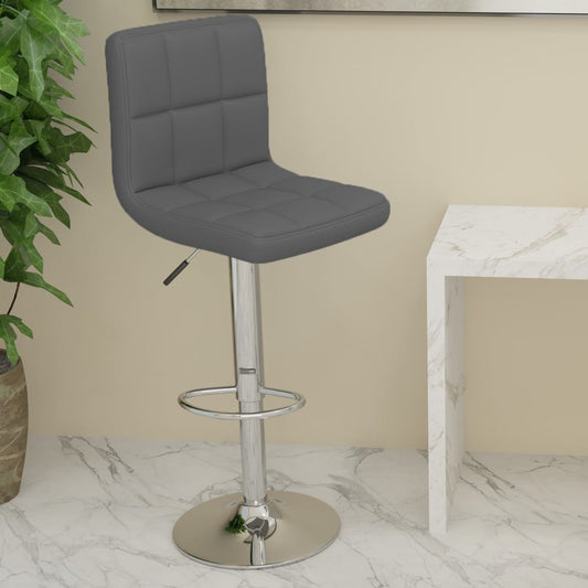 Tabouret de bar Gris Similicuir