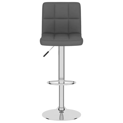 Tabouret de bar Gris foncé Tissu