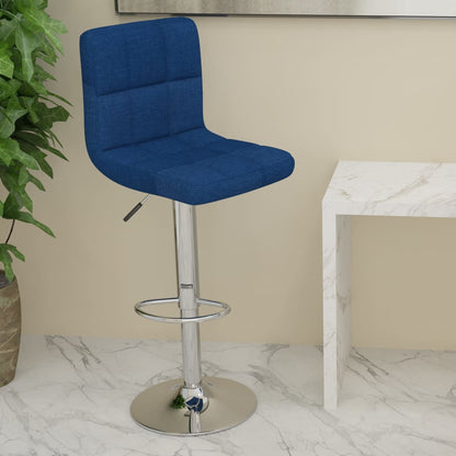 Tabouret de bar Bleu Tissu