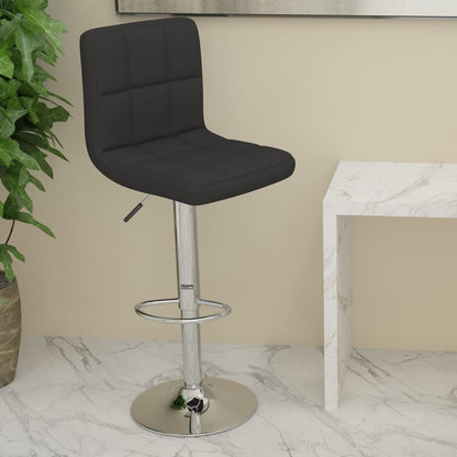 Tabouret de bar Noir Tissu