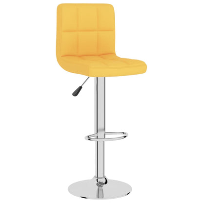 Tabouret de bar Jaune moutarde Tissu