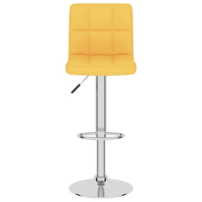 Tabouret de bar Jaune moutarde Tissu