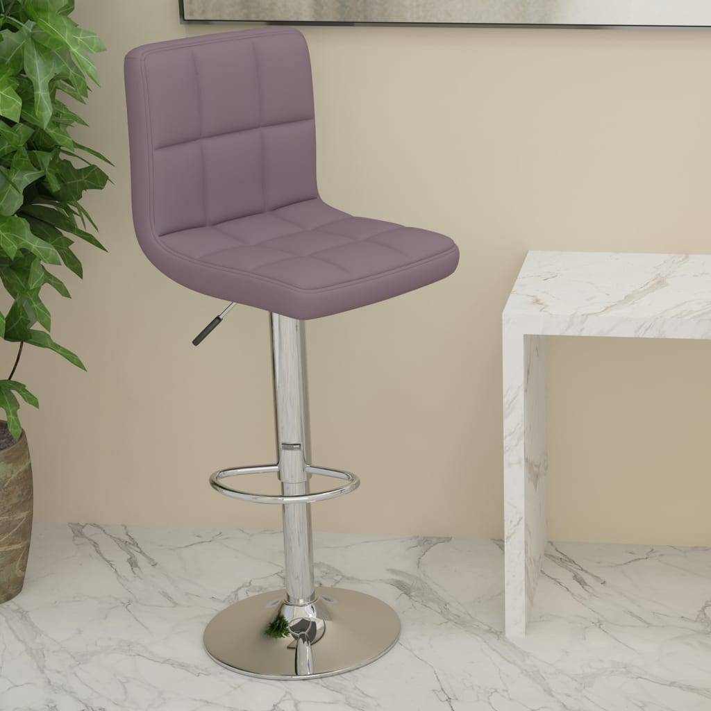 Tabouret de bar Taupe Tissu