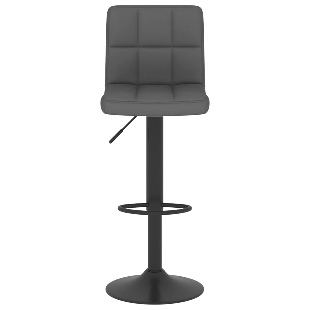 Tabouret de bar Gris foncé Tissu