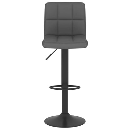 Tabouret de bar Gris foncé Tissu