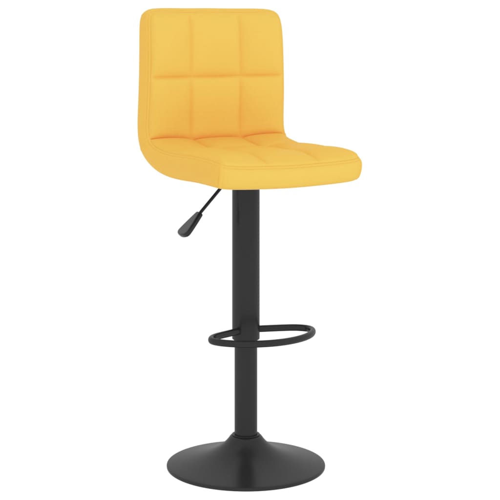 Tabouret de bar Jaune moutarde Tissu