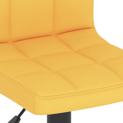 Tabouret de bar Jaune moutarde Tissu