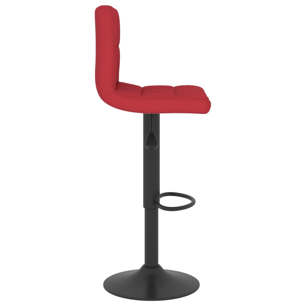 Tabouret de bar Rouge bordeaux Tissu