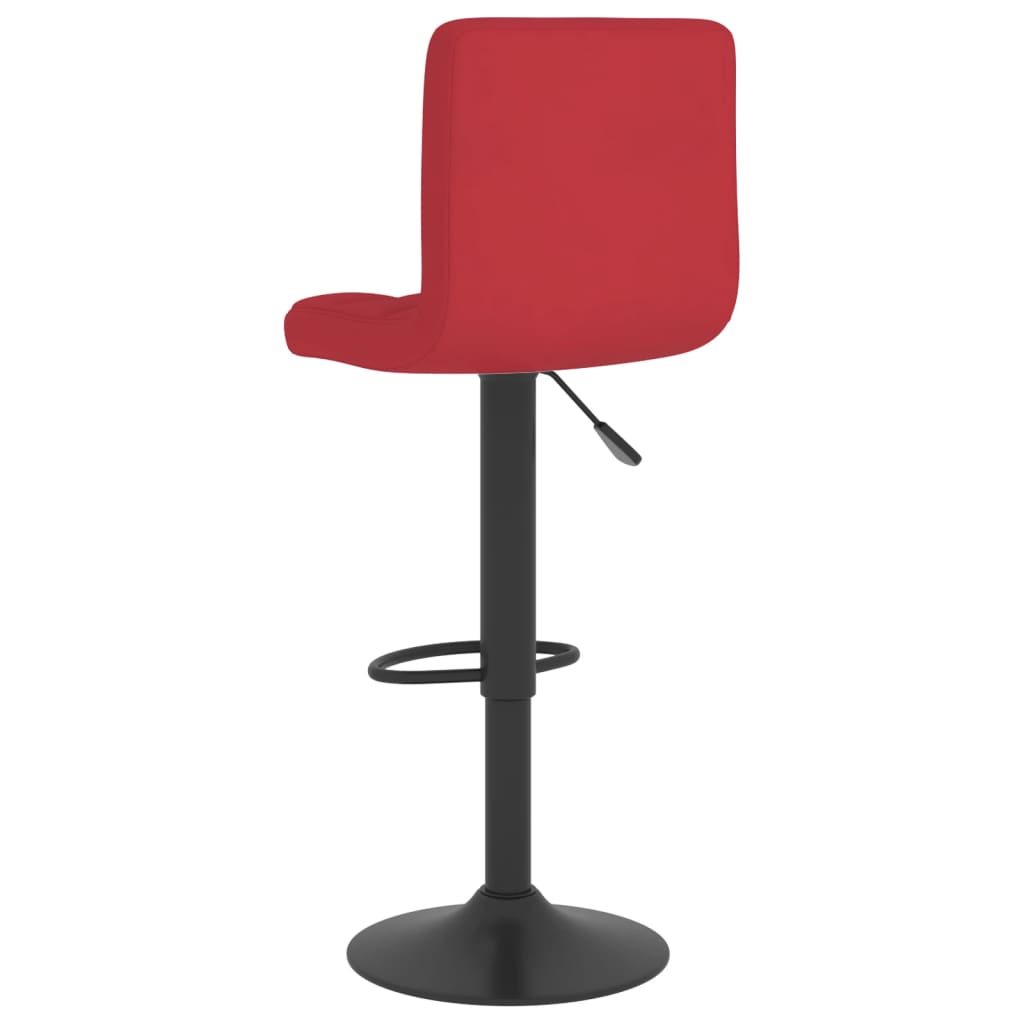 Tabouret de bar Rouge bordeaux Tissu