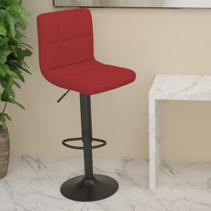 Tabouret de bar Rouge bordeaux Tissu