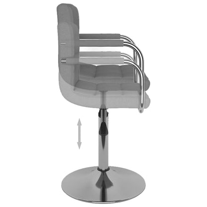 Tabouret de bar Gris clair Tissu