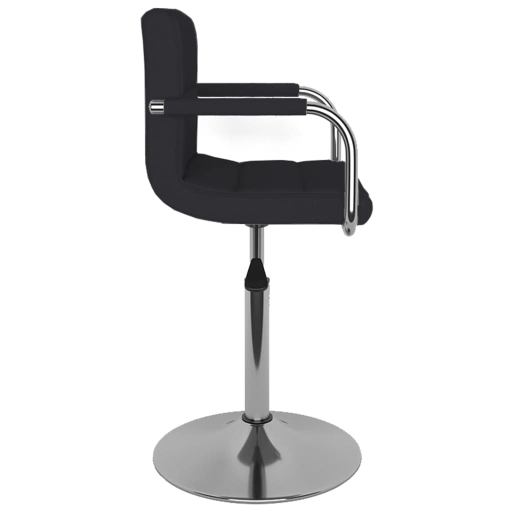 Tabouret de bar Noir Tissu