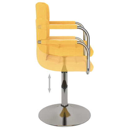 Tabouret de bar Jaune Tissu