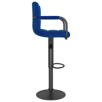 Tabouret de bar Bleu Tissu