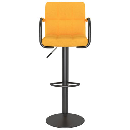 Tabouret de bar Jaune moutarde Tissu