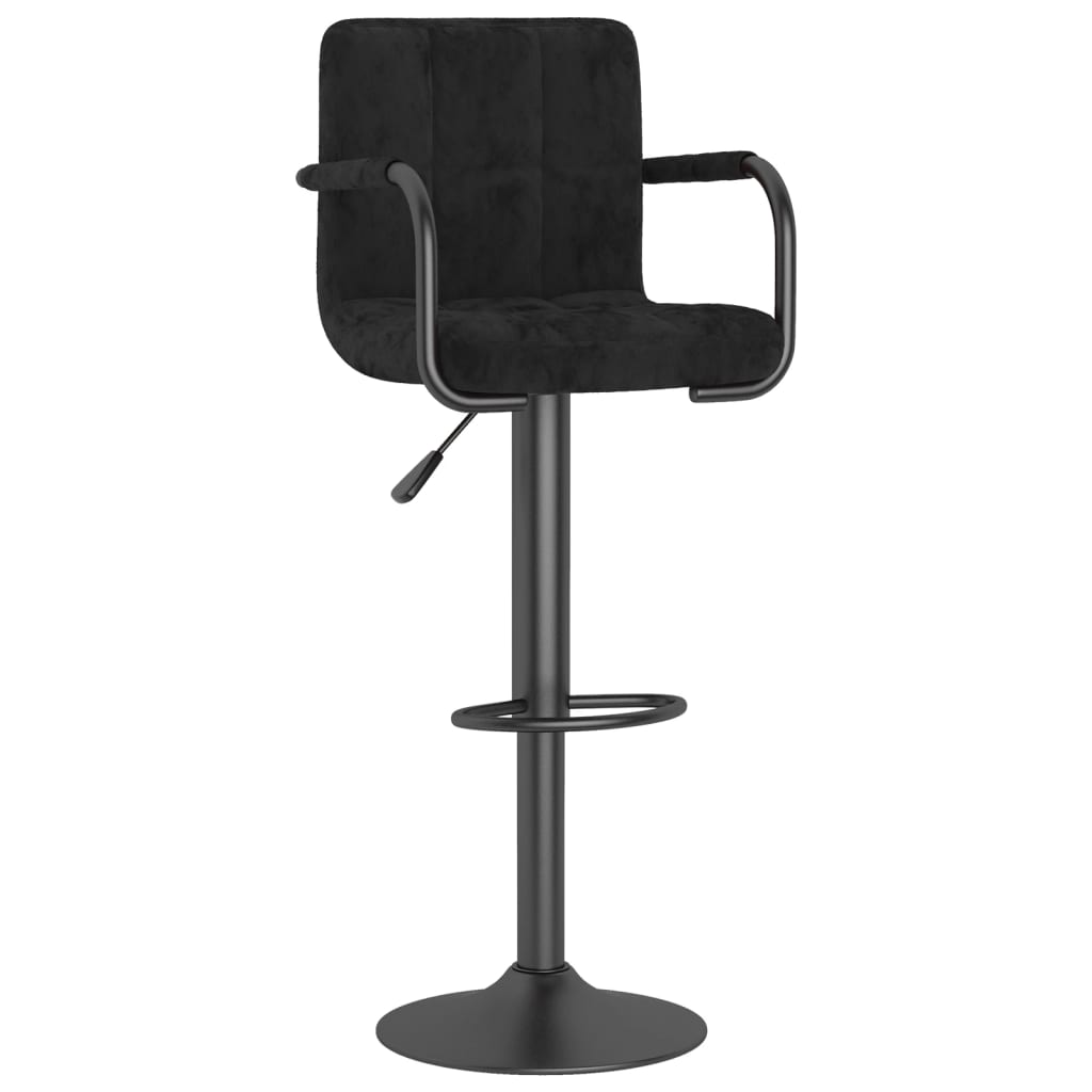 Tabouret de bar Noir Velours