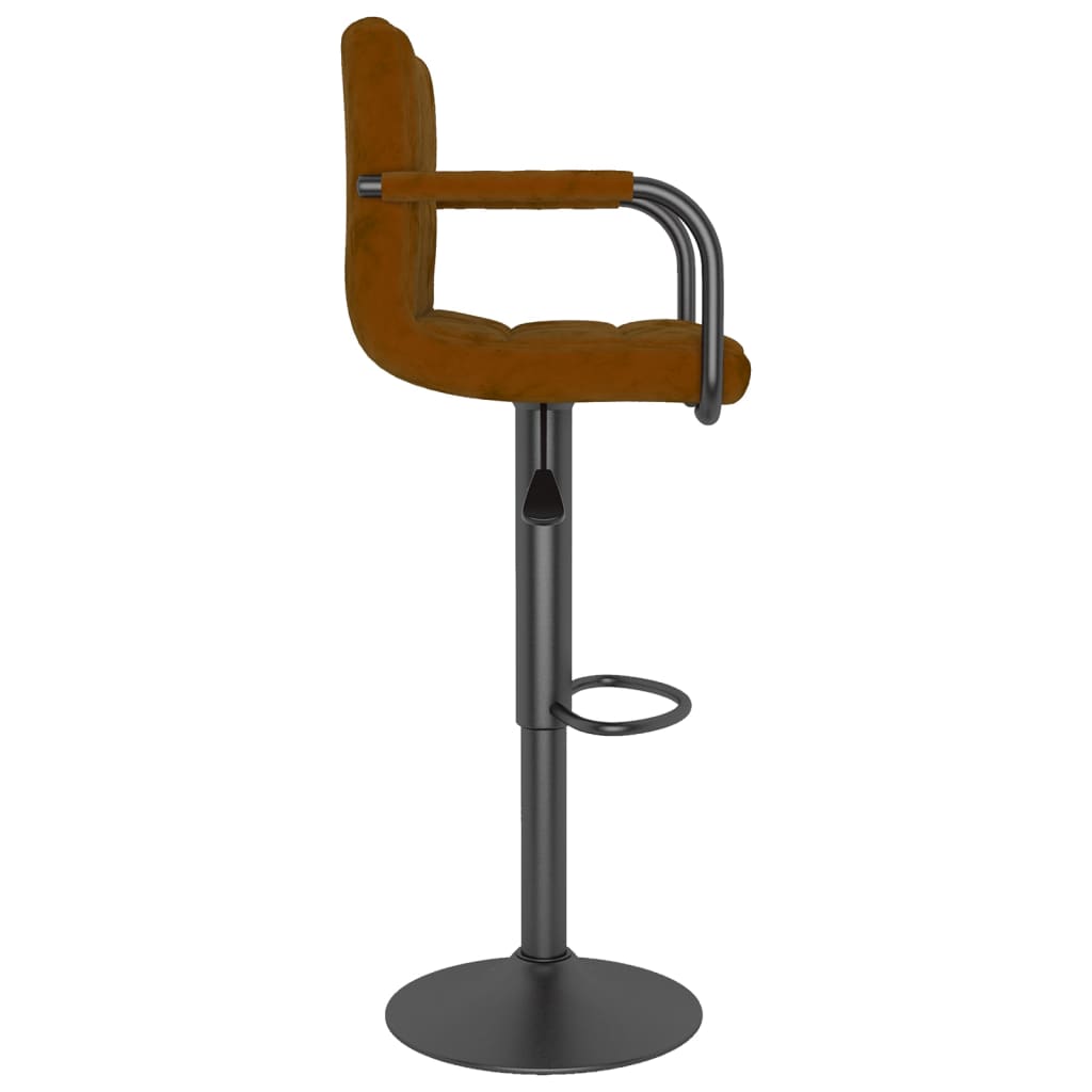 Tabouret de bar Marron Velours