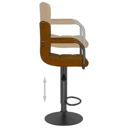 Tabouret de bar Marron Velours