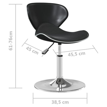 Tabouret de bar Noir Similicuir