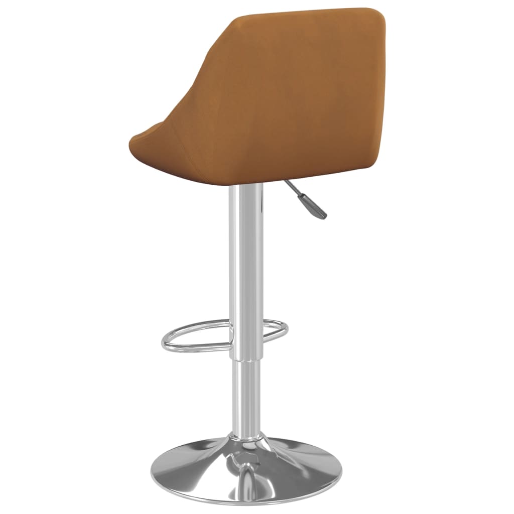 Tabouret de bar Marron Velours