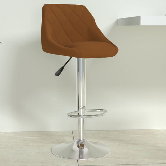 Tabouret de bar Marron Velours