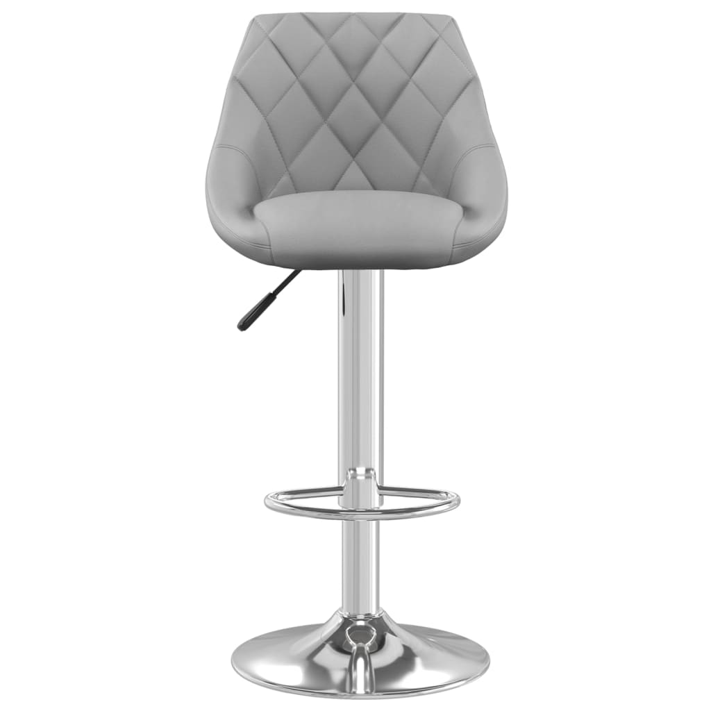 Tabouret de bar Gris clair Velours