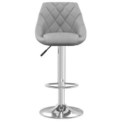 Tabouret de bar Gris clair Velours