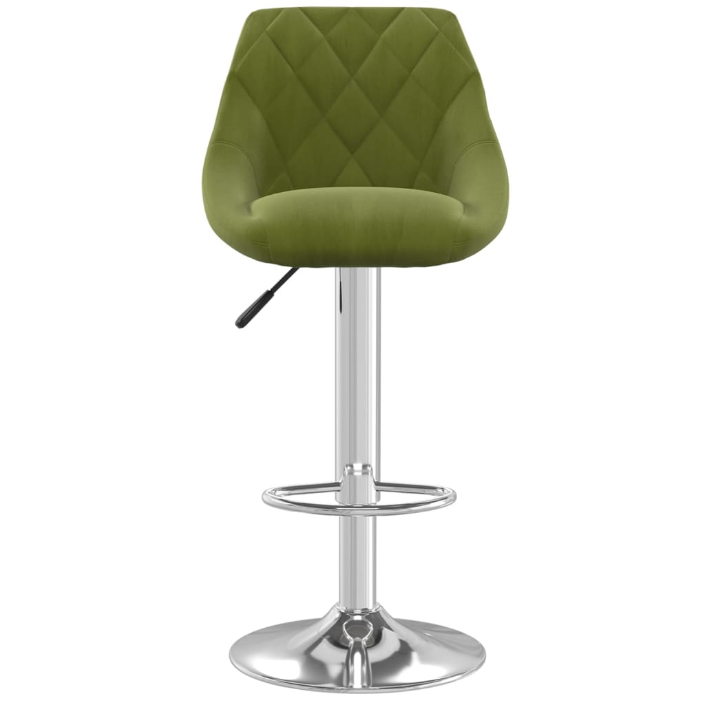 Tabouret de bar Vert clair Velours