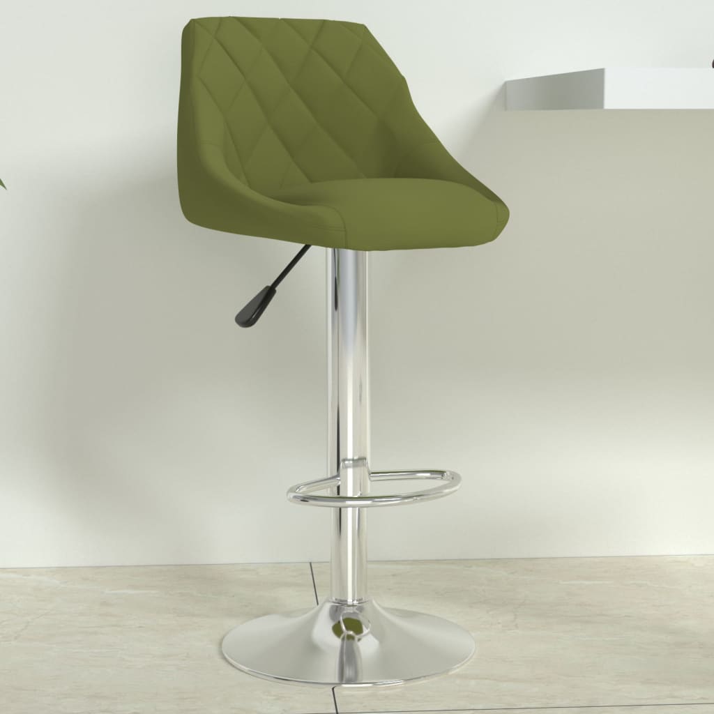 Tabouret de bar Vert clair Velours