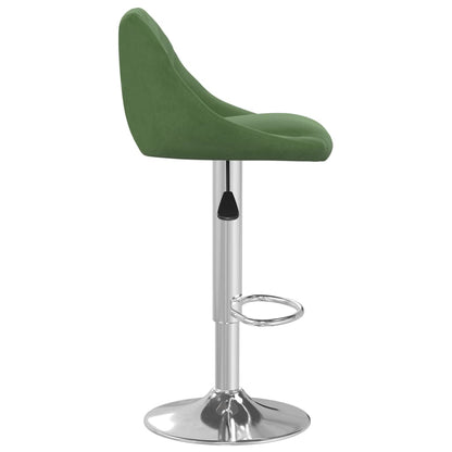 Tabouret de bar Vert foncé Velours