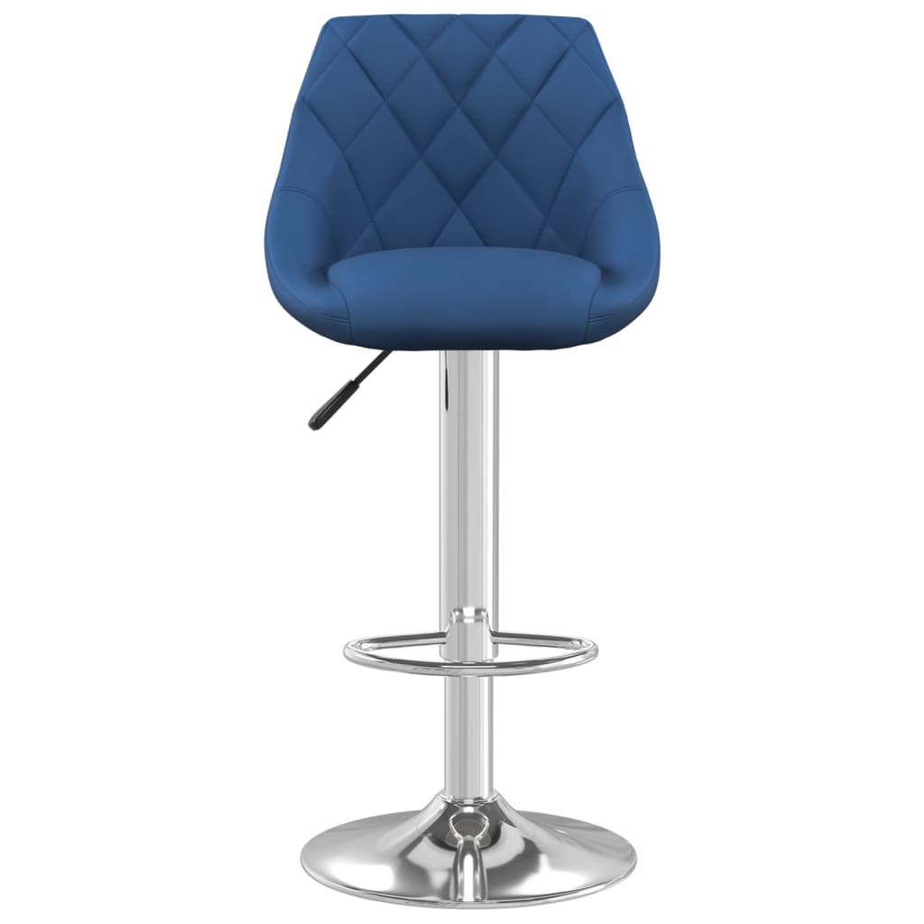 Tabouret de bar Bleu Velours