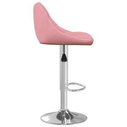 Tabouret de bar Rose Velours