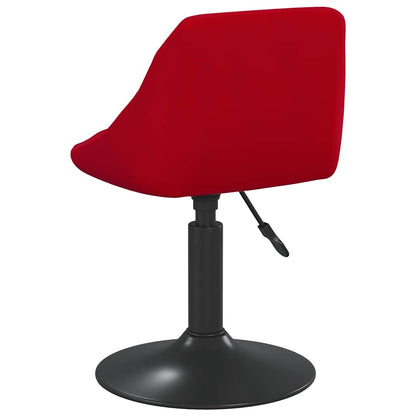 Tabouret de bar Rouge bordeaux Velours