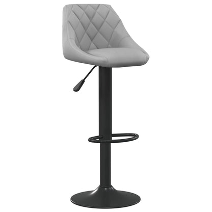 Tabouret de bar Gris clair Velours