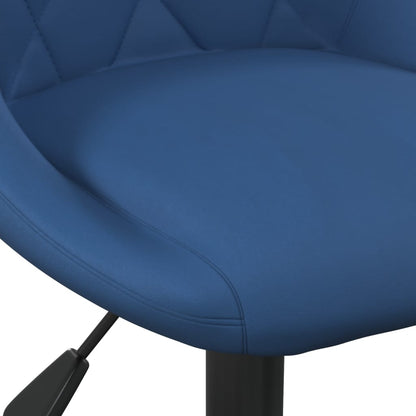 Chaise de salle à manger Bleu Velours