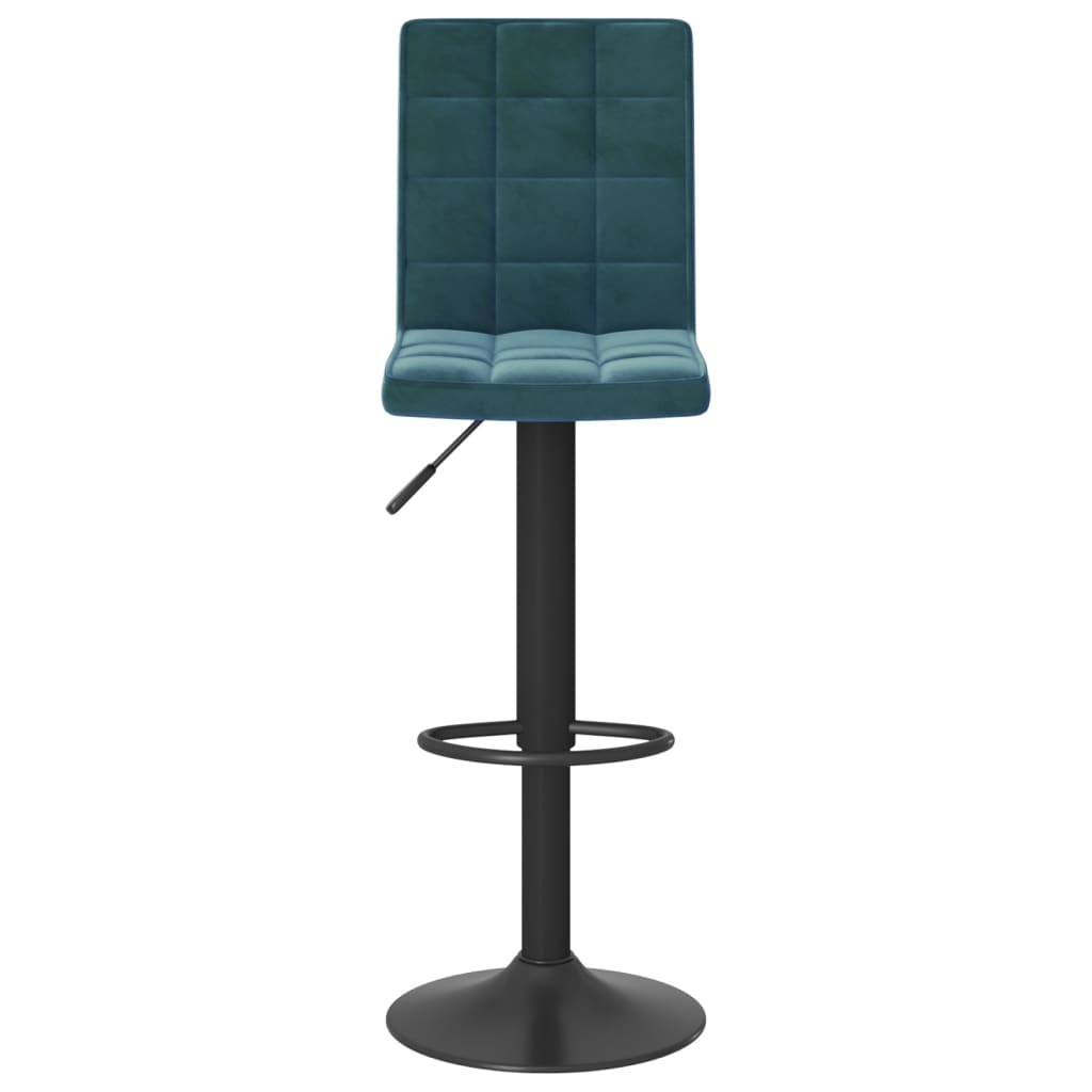 Tabouret de bar Bleu Velours