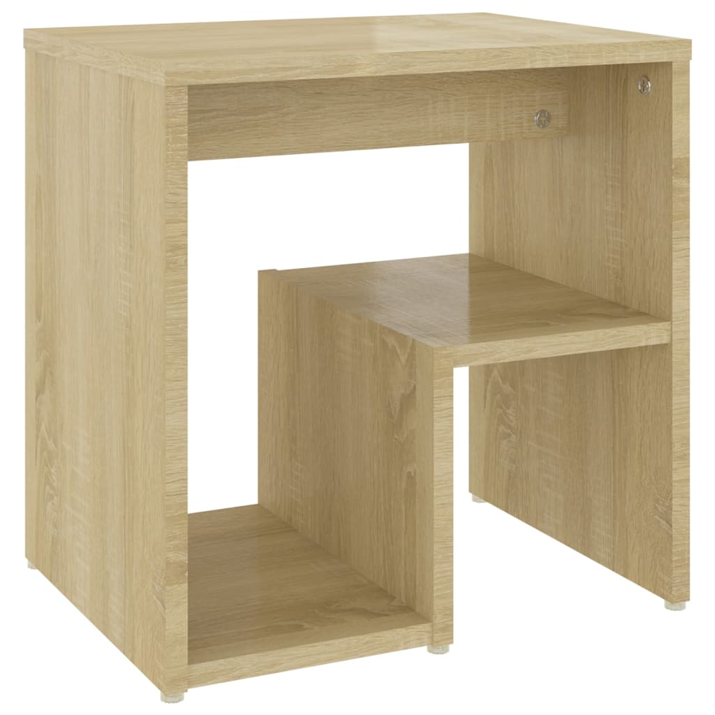 Table de chevet chêne sonoma 40x30x40 cm bois d'ingénierie