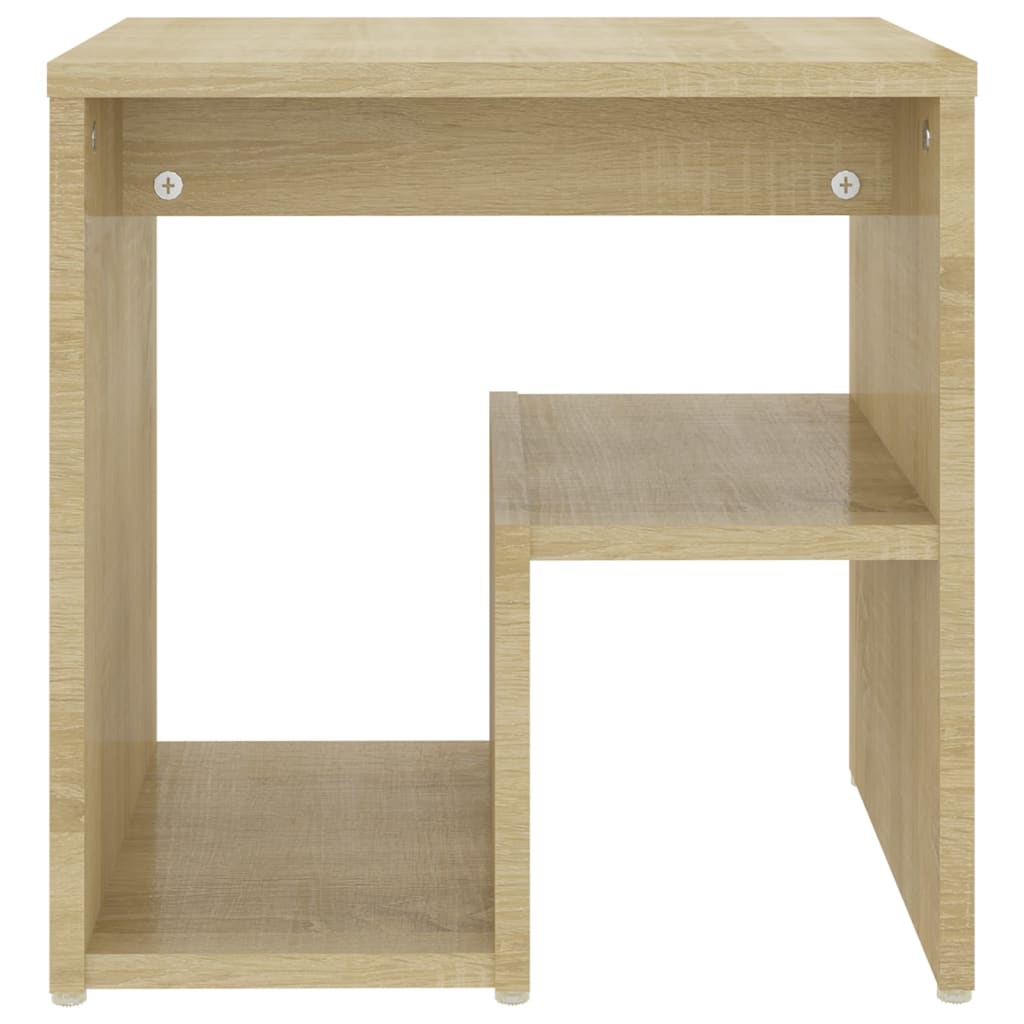 Table de chevet chêne sonoma 40x30x40 cm bois d'ingénierie