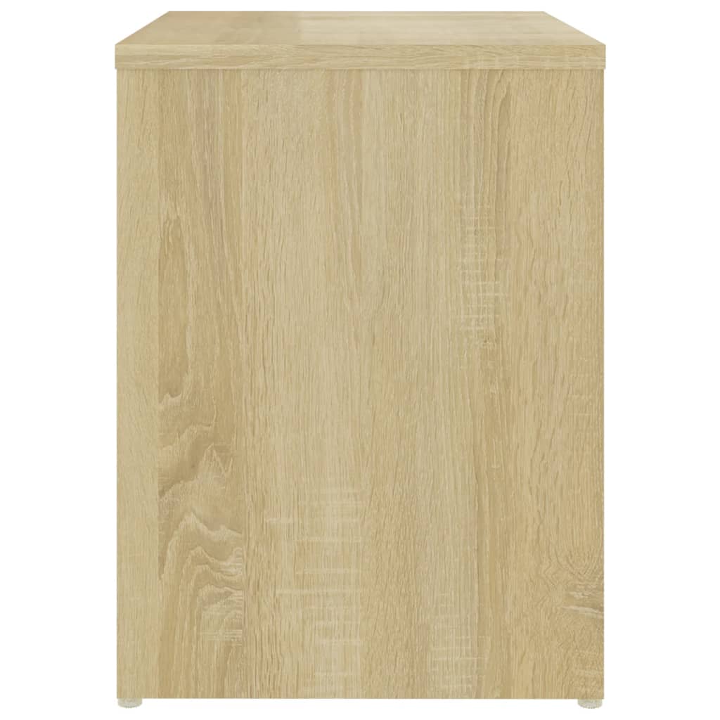 Table de chevet chêne sonoma 40x30x40 cm bois d'ingénierie