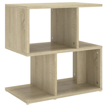 Table de chevet chêne sonoma 50x30x51,5 cm bois d'ingénierie