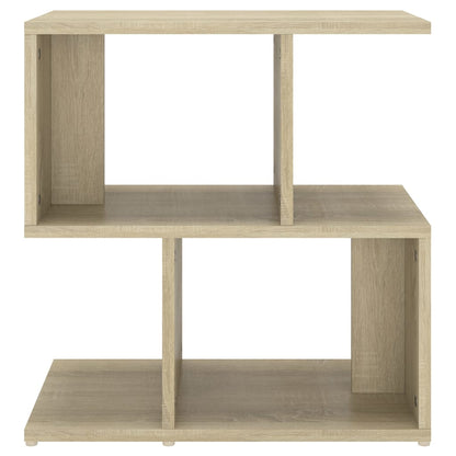 Table de chevet chêne sonoma 50x30x51,5 cm bois d'ingénierie