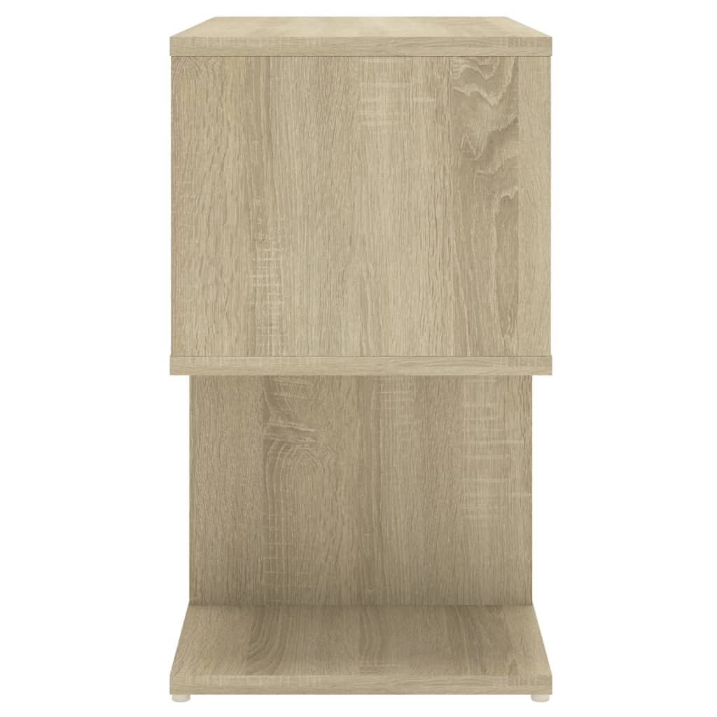 Table de chevet chêne sonoma 50x30x51,5 cm bois d'ingénierie