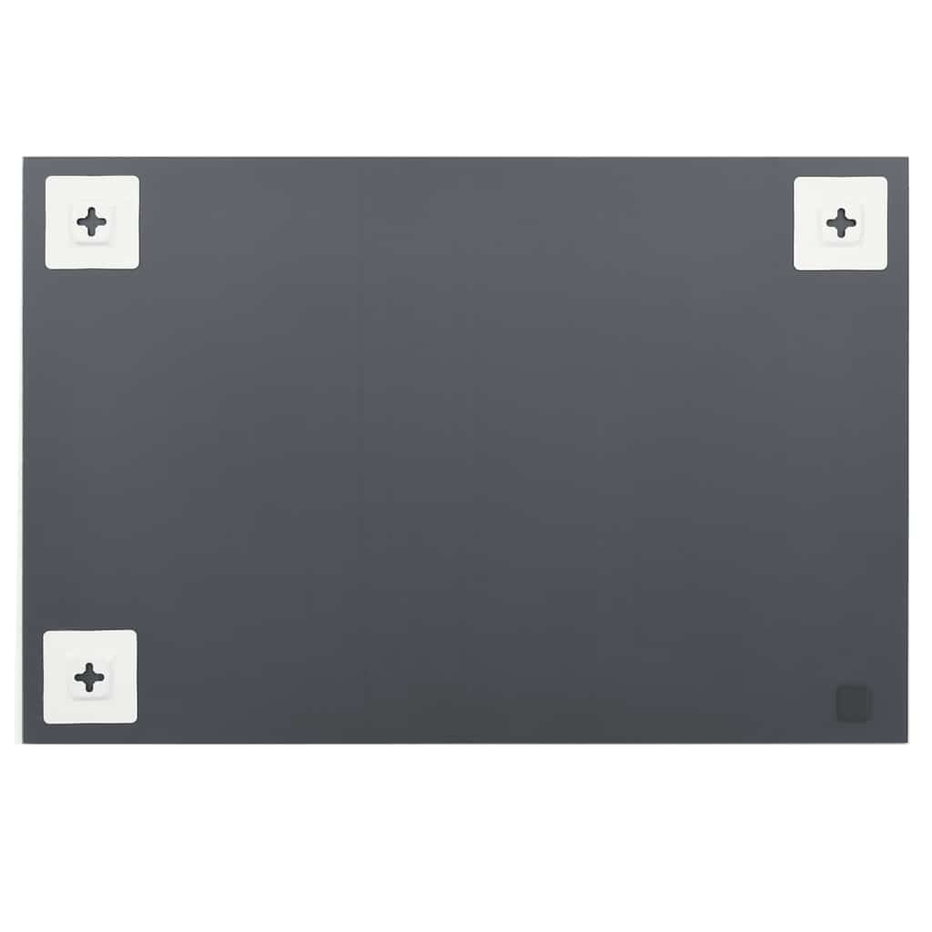 Miroir mural avec lampes LED Rectangulaire Verre