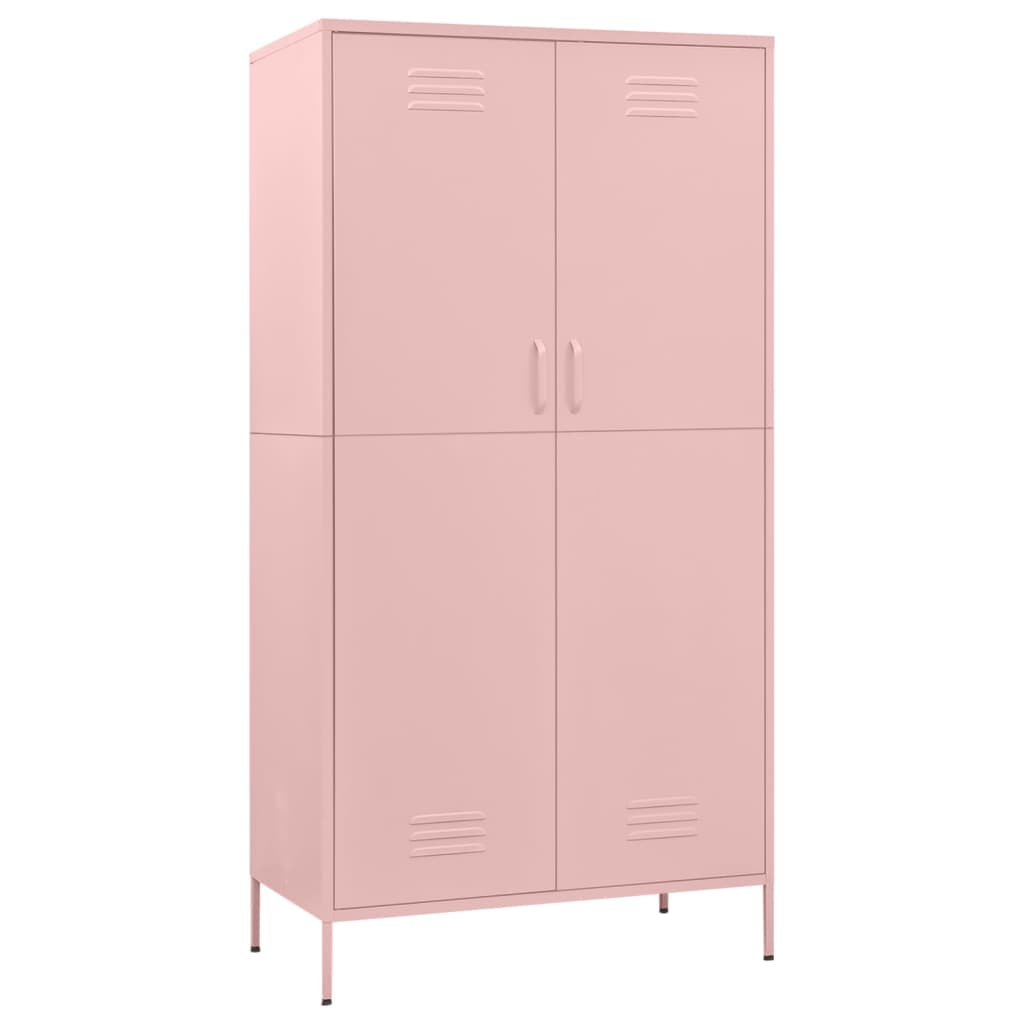 Garde-robe Rose 90x50x180 cm Acier