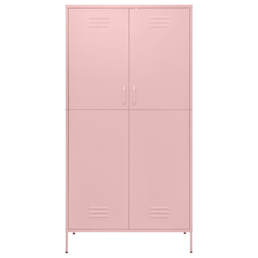 Garde-robe Rose 90x50x180 cm Acier