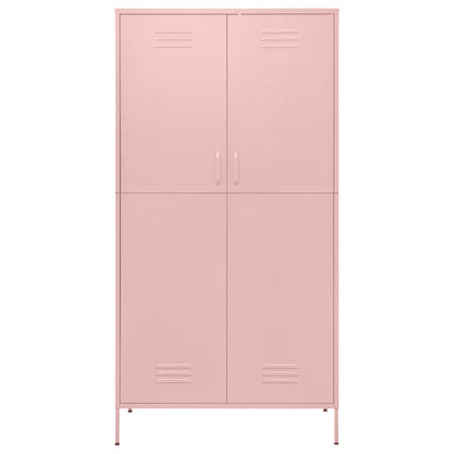 Garde-robe Rose 90x50x180 cm Acier