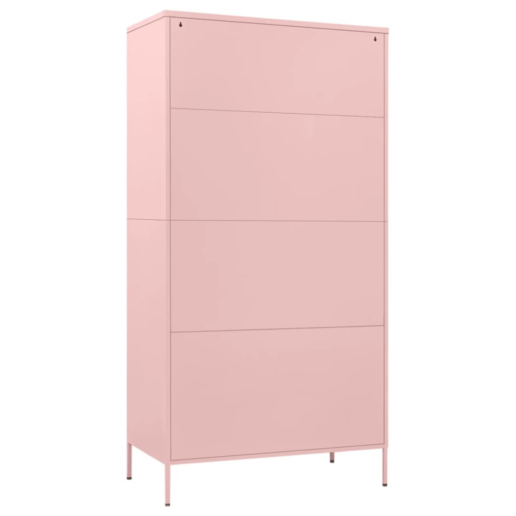 Garde-robe Rose 90x50x180 cm Acier