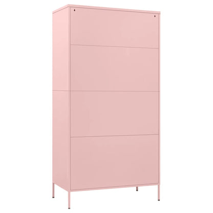 Garde-robe Rose 90x50x180 cm Acier