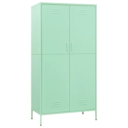 Garde-robe Vert menthe 90x50x180 cm Acier