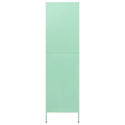 Garde-robe Vert menthe 90x50x180 cm Acier